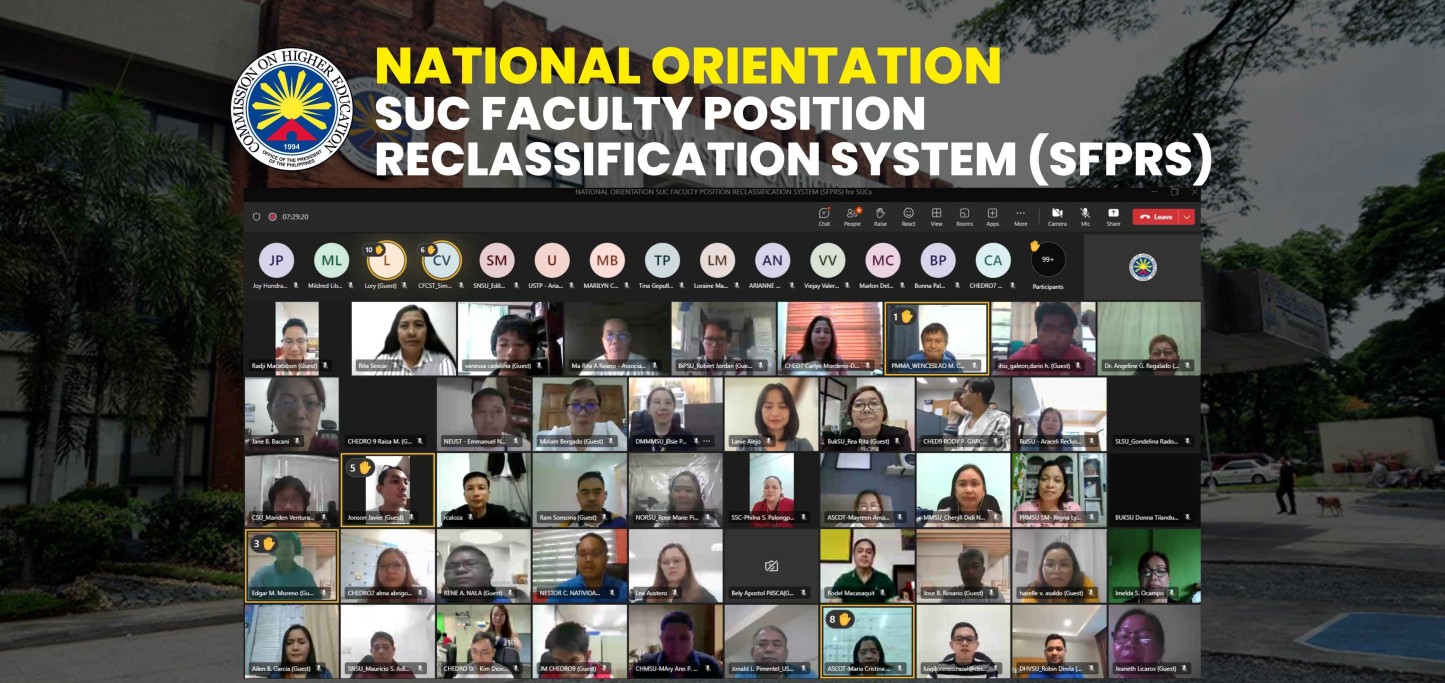 NATIONAL ORIENTATION SUC FACULTY POSITION RECLASSIFICATION SYSTEM (SFPRS)